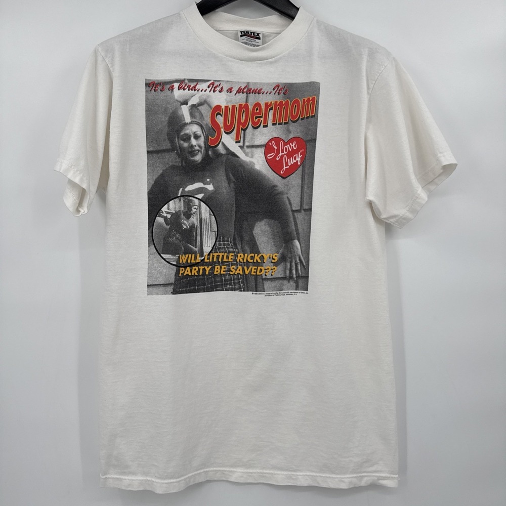 Vintage 1995 CBS I Love Lucy "Supermom"  T-Shirt‎ Size Large Little Ricky